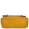 BEE BAG Duża Listonoszka Damska Adelia w Stylu Vintage Żółta